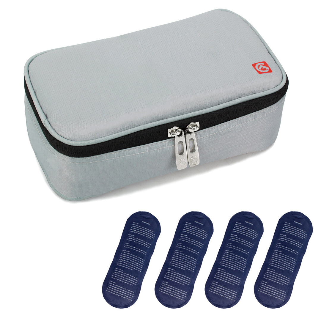 Z3 Kühlbox und Warmhaltebox grau (inkl. 4 Kühlakkus; für Transport von Insulin geeignet) - BenBag GmbH