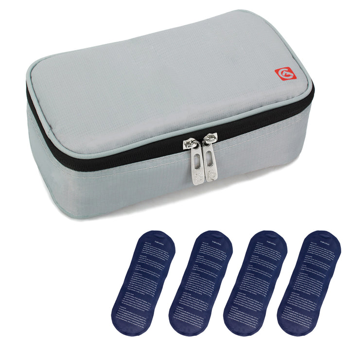 Z3 Kühlbox und Warmhaltebox grau (inkl. 4 Kühlakkus; für Transport von Insulin geeignet) - BenBag GmbH