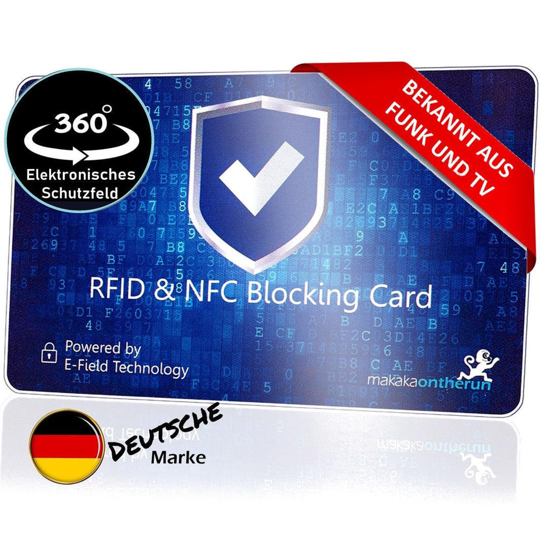 Z1 RFID NFC Schutz - Karte (DEKRA - geprüft) im Doppelpack (2 Karten) - BenBag GmbH