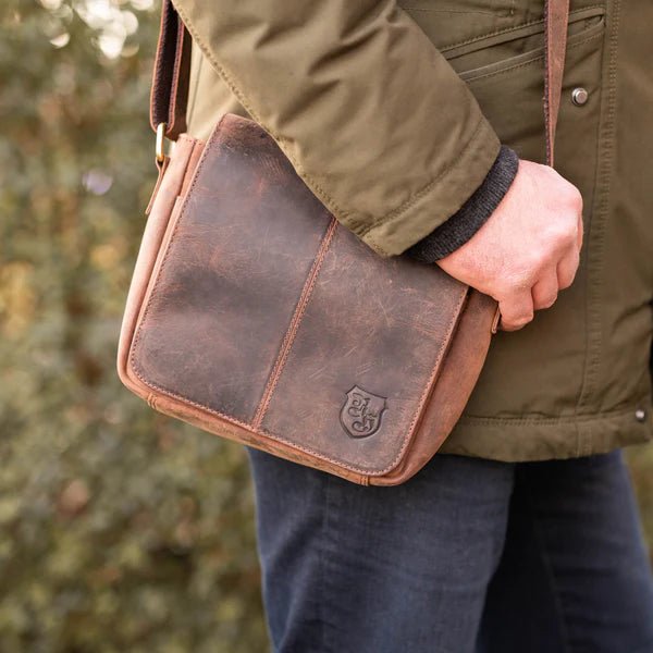 BenBag - Set 1: Cross - Over Tasche Braun (8 - teiliges Set, Premium - Leder) - BenBag GmbH