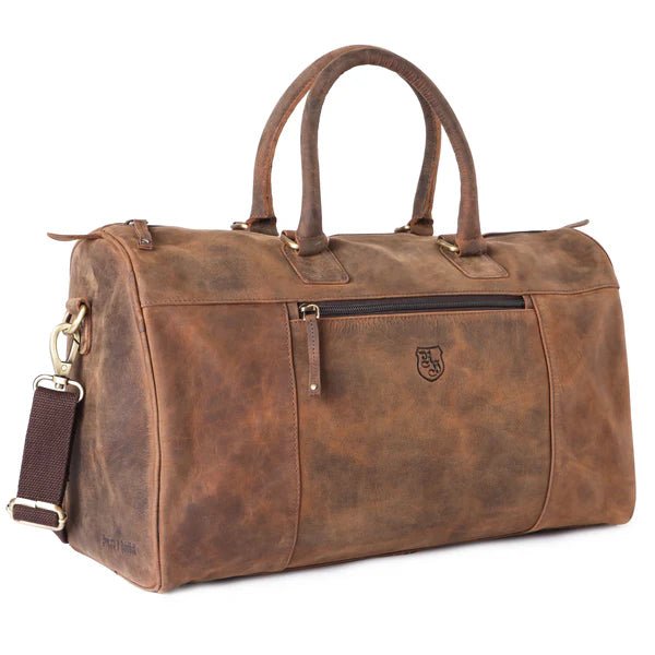 BenBag - Set 4: Gym Tasche Braun (8 - teiliges Set, Premium - Leder) - BenBag GmbH