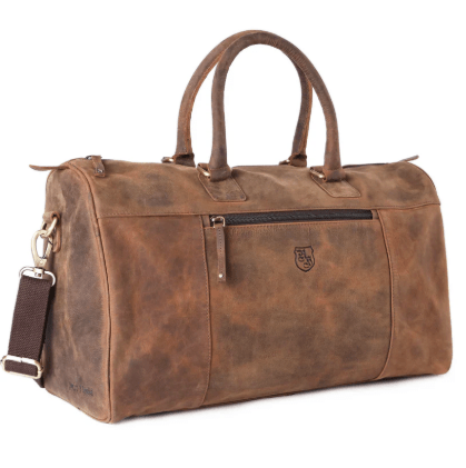 BenBag - Set 4: Gym Tasche Braun (8 - teiliges Set, Premium - Leder) - BenBag GmbH