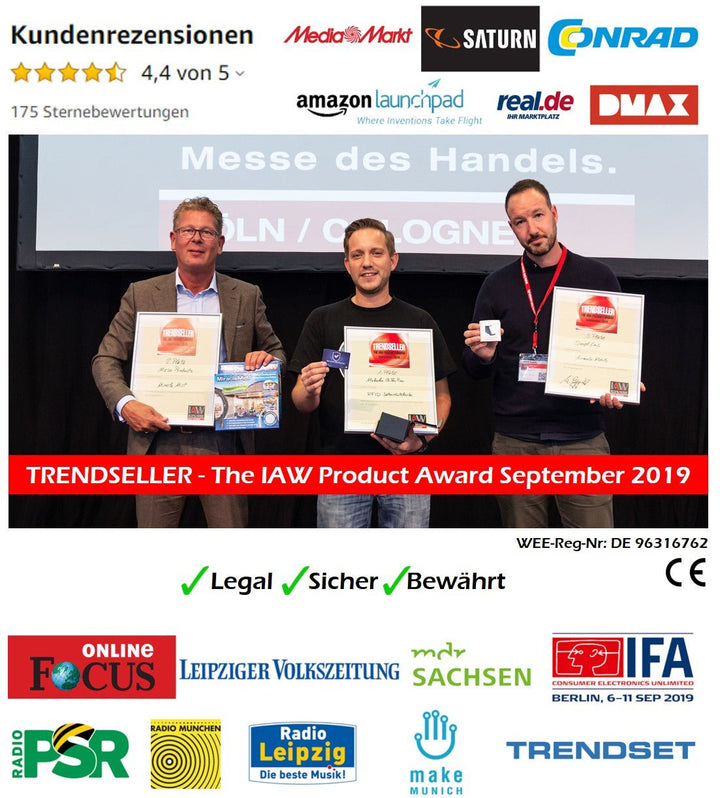 Z1 RFID NFC Schutz - Karte (DEKRA - geprüft) im Doppelpack (2 Karten) - BenBag GmbH