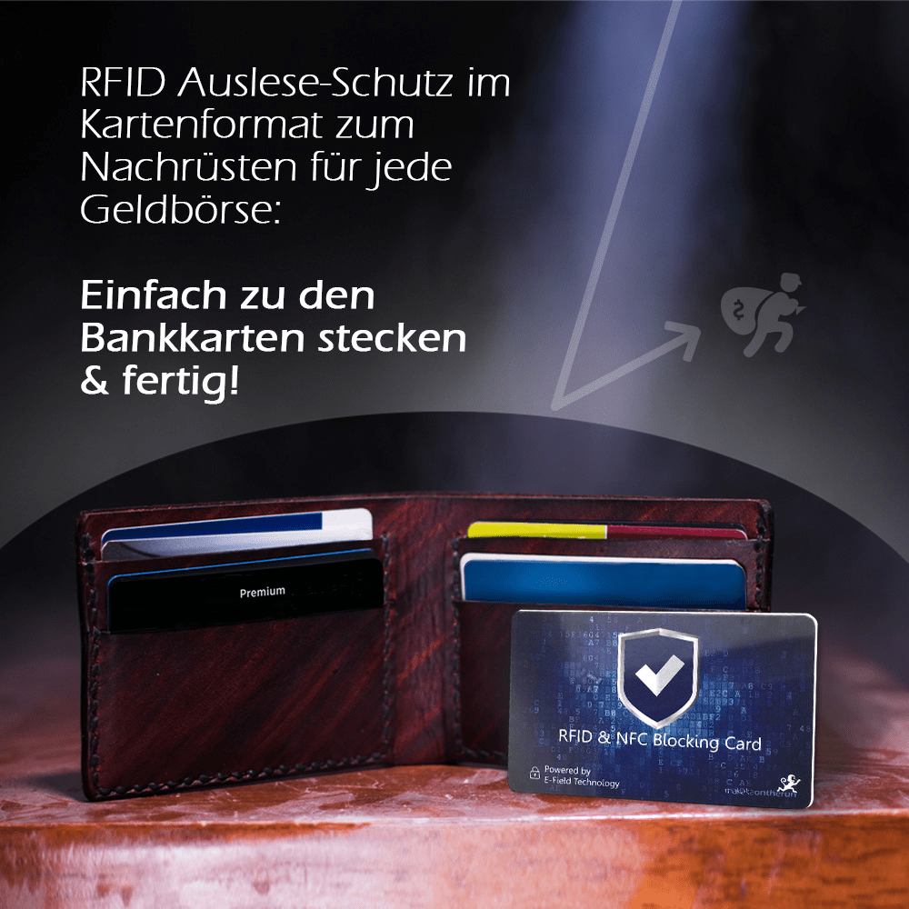 Z1 RFID NFC Schutz - Karte (DEKRA - geprüft) im Doppelpack (2 Karten) - BenBag GmbH