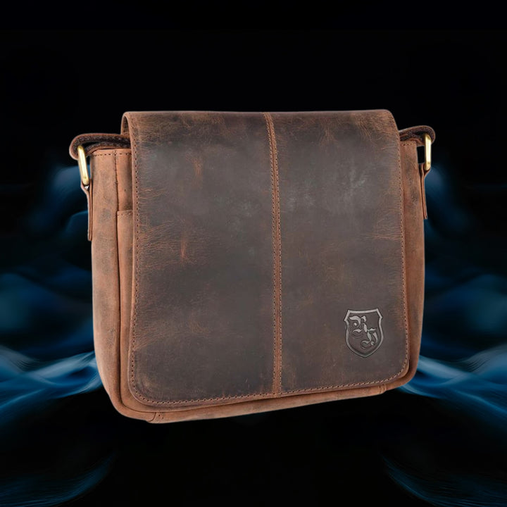 BenBag - Set 1: Cross - Over Tasche Braun (5 - teiliges Set, Premium - Leder) - BenBag