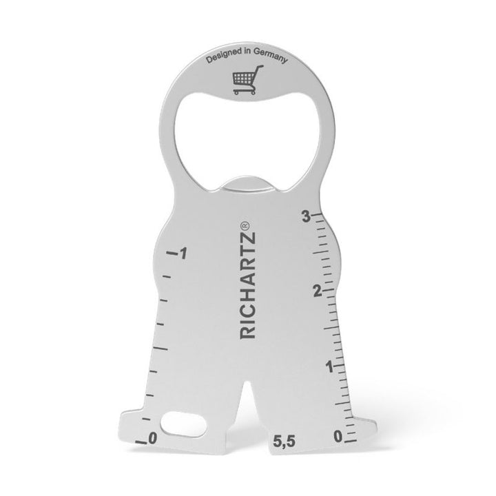 Z5 Einkaufswagenlöser Herz rostfreier Edelstahl - BenBag GmbH