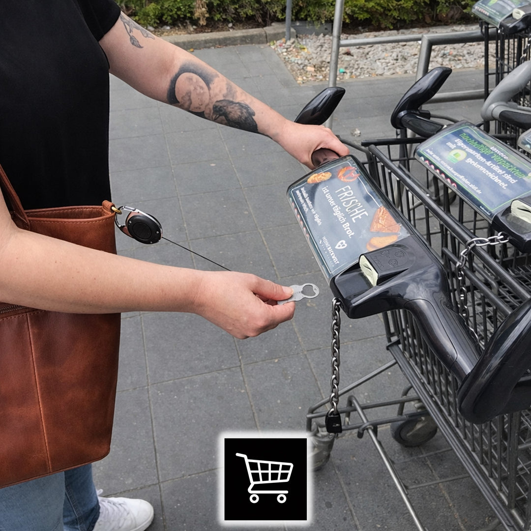 Einkaufswagenlöser (8 - in - 1) - BenBag GmbH