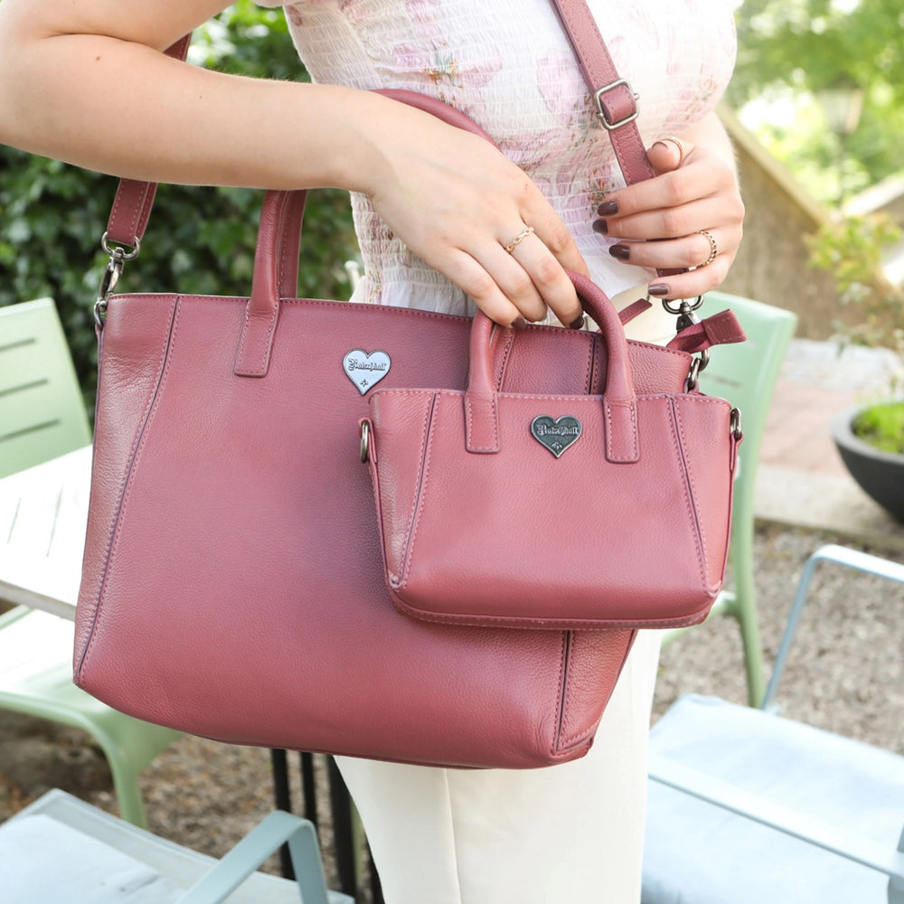 Mama - Tochter - Shopper Pink (2 Taschen) - BenBag GmbH