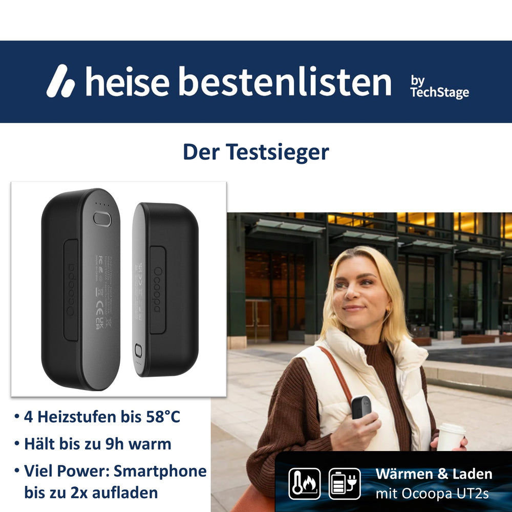 Handwärmer & Powerbank (zwei separate 2 - in - 1 Geräte) - BenBag GmbH