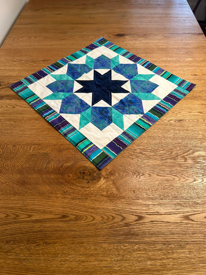 Mitteldecke Sterndesign Blau - Türkis - BenBag GmbH