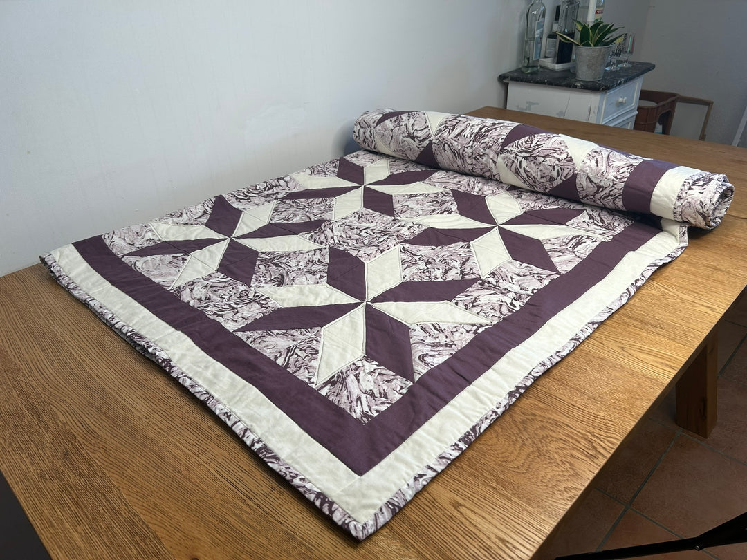 Patchwork - Decke Sternenmuster - BenBag GmbH