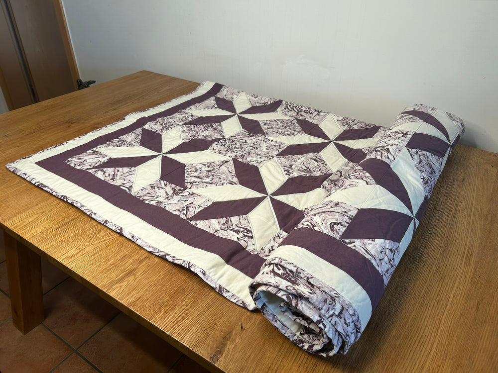 Patchwork - Decke Sternenmuster - BenBag GmbH