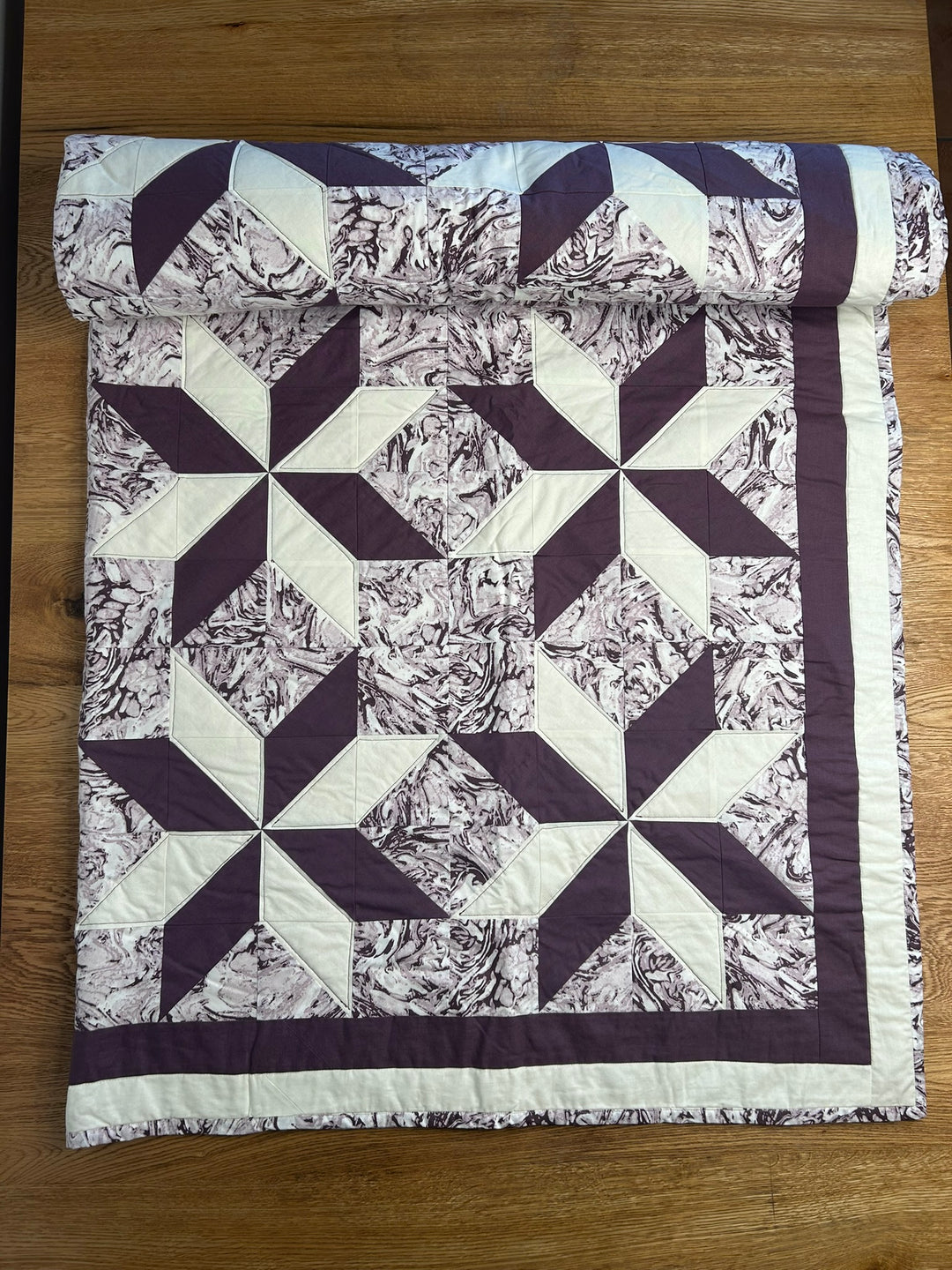 Patchwork - Decke Sternenmuster - BenBag GmbH