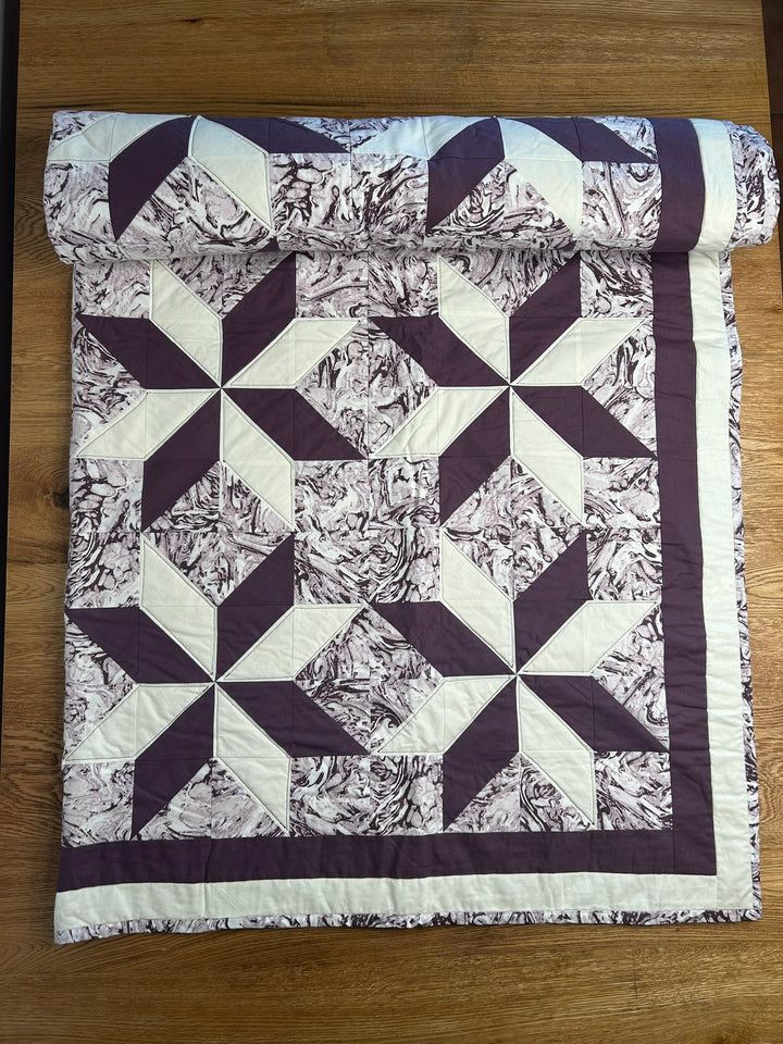 Patchwork - Decke Sternenmuster - BenBag GmbH