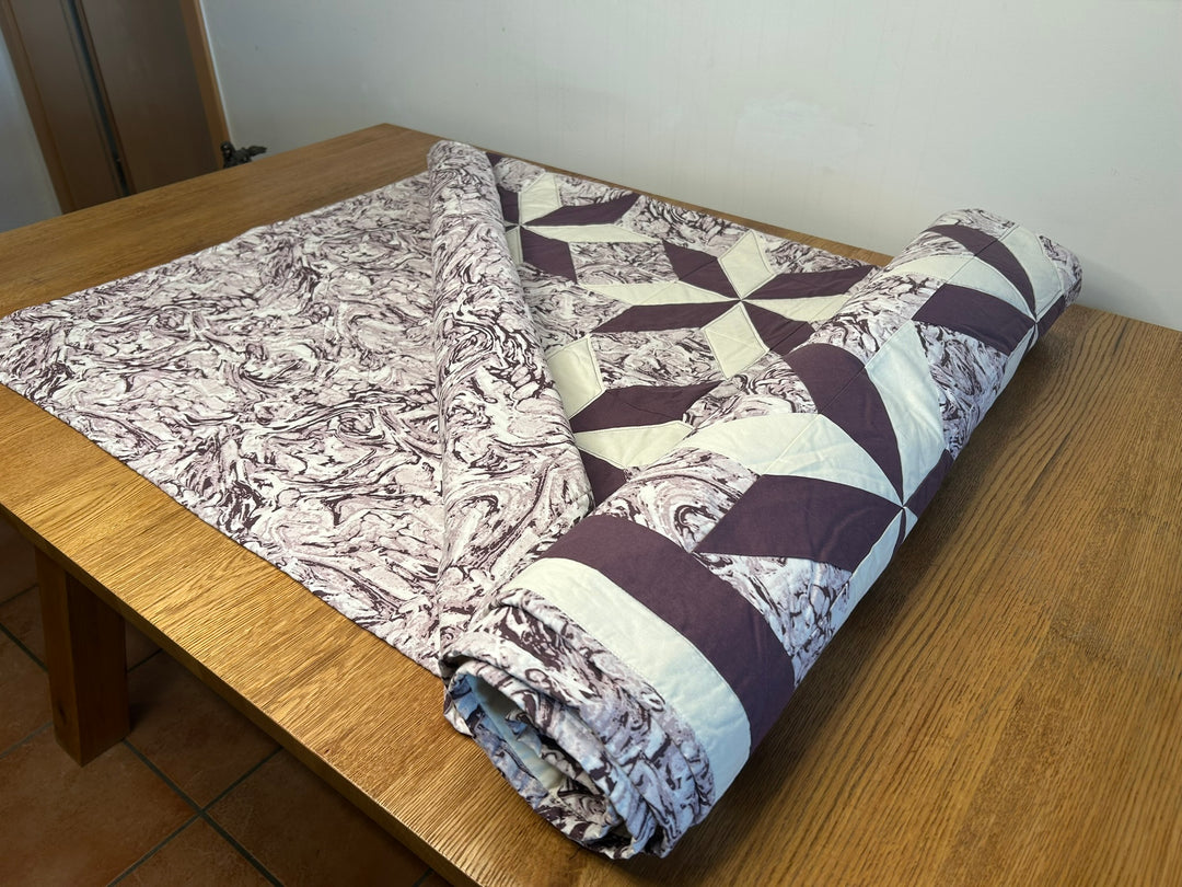 Patchwork - Decke Sternenmuster - BenBag GmbH