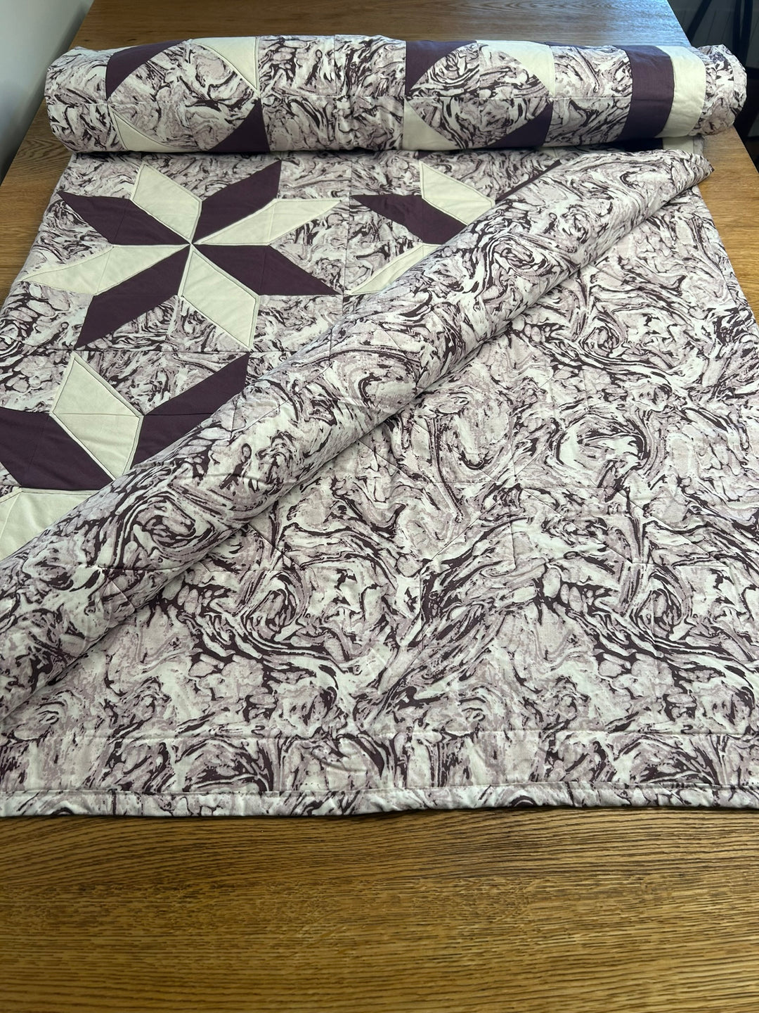 Patchwork - Decke Sternenmuster - BenBag GmbH