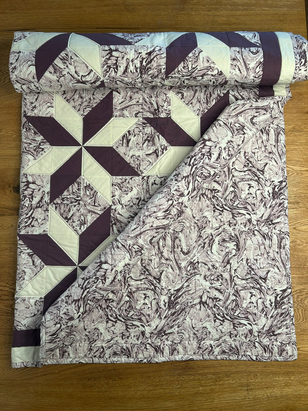 Patchwork - Decke Sternenmuster - BenBag GmbH