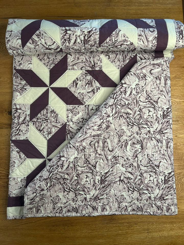 Patchwork - Decke Sternenmuster - BenBag GmbH