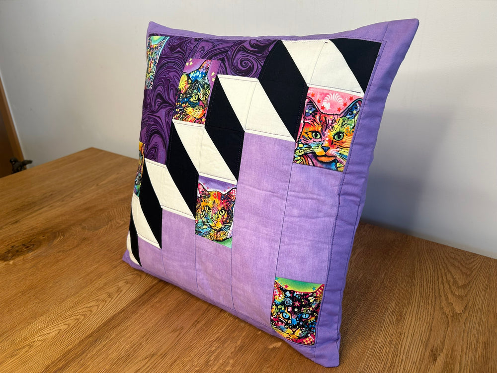 Kissenbezug mit Katzenmotiv und 3D - Effekt - BenBag GmbH