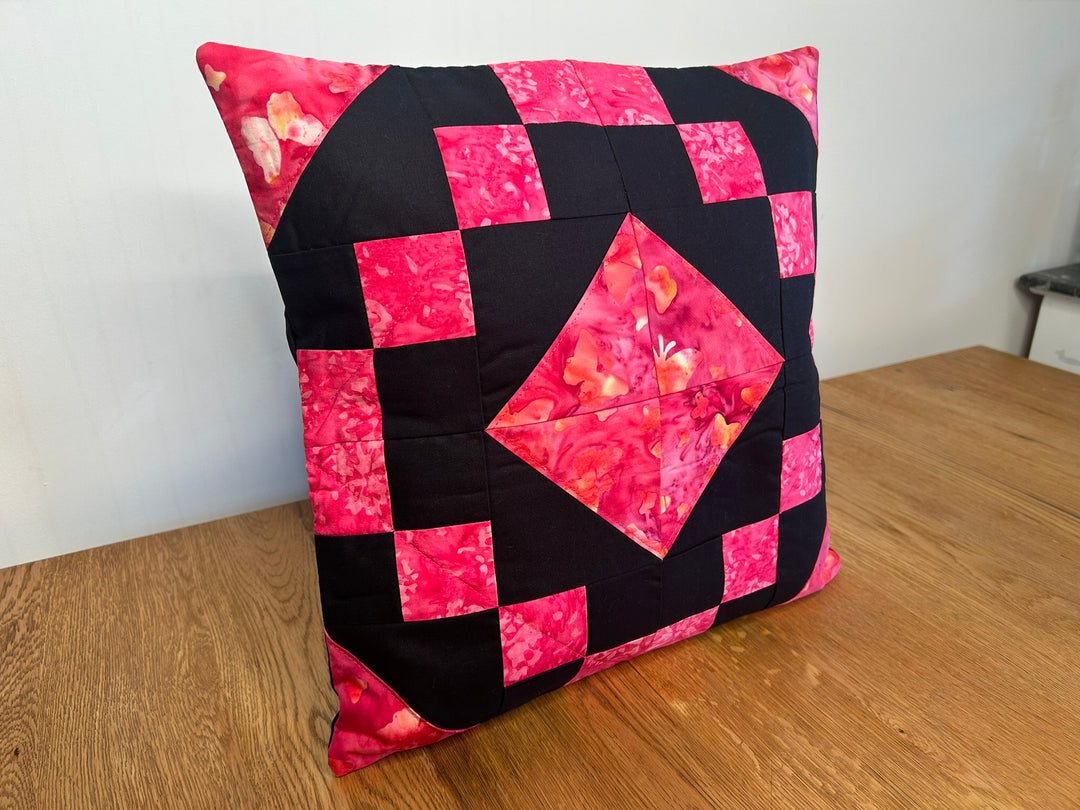 Kissenbezug mit Rauten - und Schachmuster I - BenBag GmbH