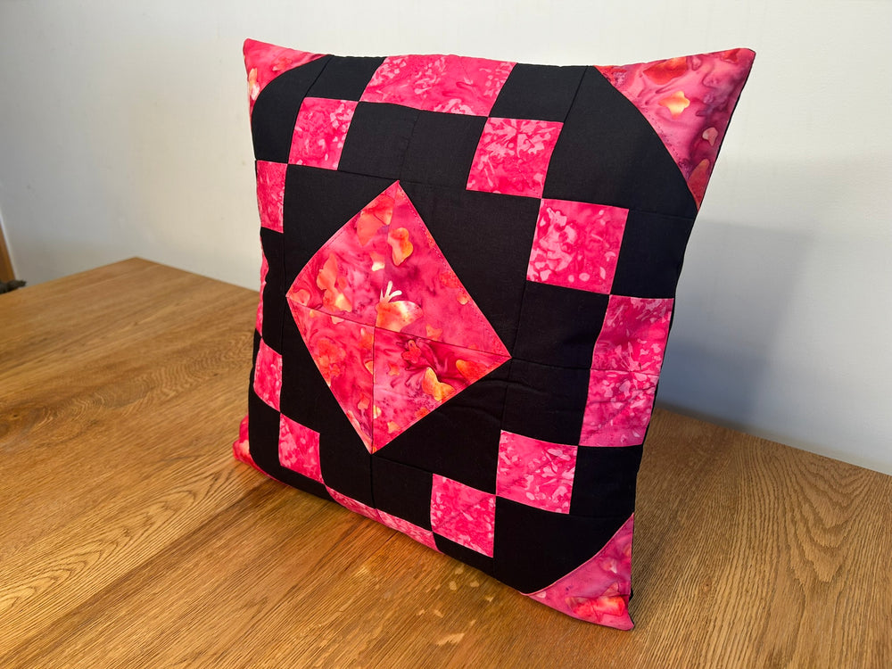 Kissenbezug mit Rauten - und Schachmuster I - BenBag GmbH