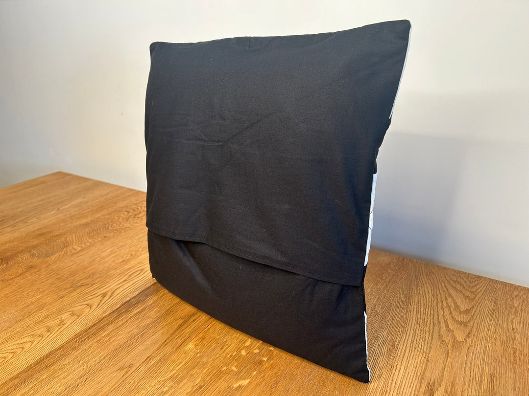 Kissenbezug mit Rauten - und Schachmuster II - BenBag GmbH