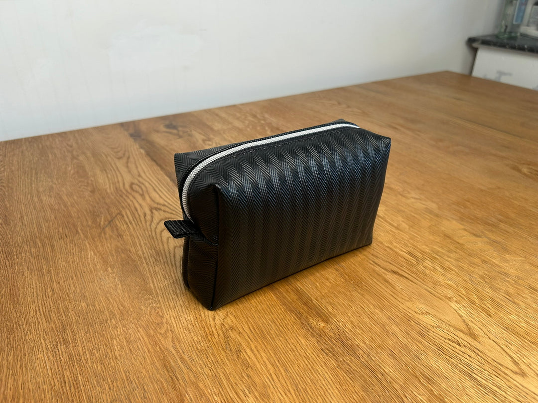 Kosmetiktasche Fischgrät Schwarz - BenBag GmbH