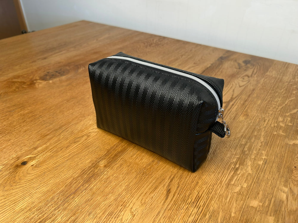 Kosmetiktasche Fischgrät Schwarz - BenBag GmbH