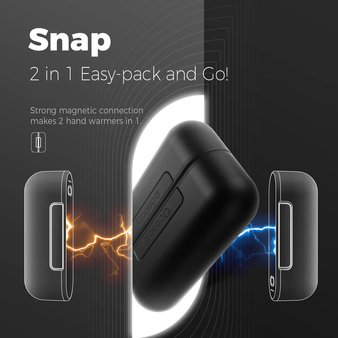 Z2 Ocoopa UT2s wiederaufladbarer Handwärmer und Powerbank schwarz - BenBag GmbH